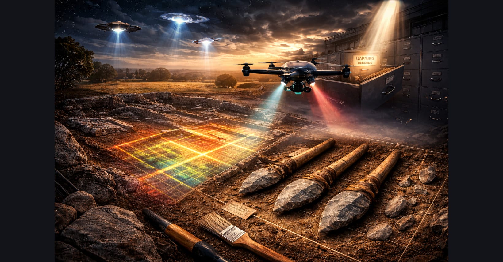 When Sensors Reveal the Past — and the Sky
