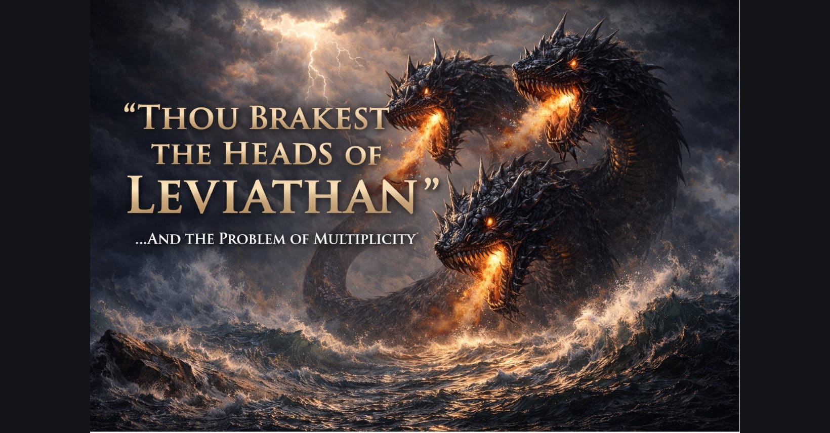 “Thou Brakest the Heads of Leviathan” …And the Problem of Multiplicity