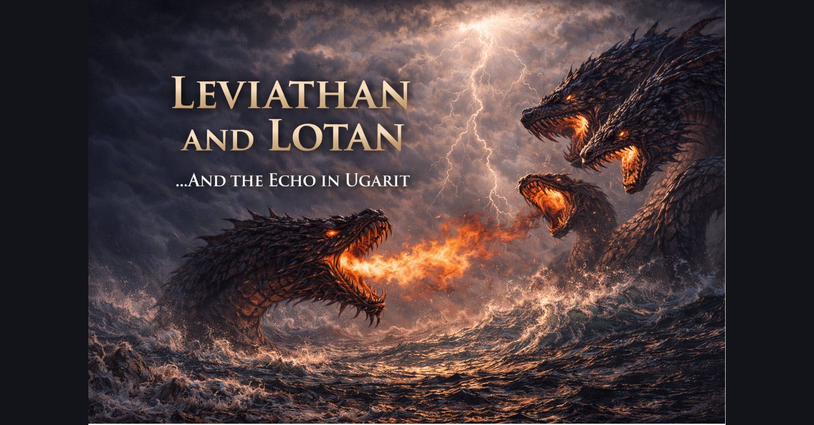 Leviathan and Lotan …And the Echo in Ugarit