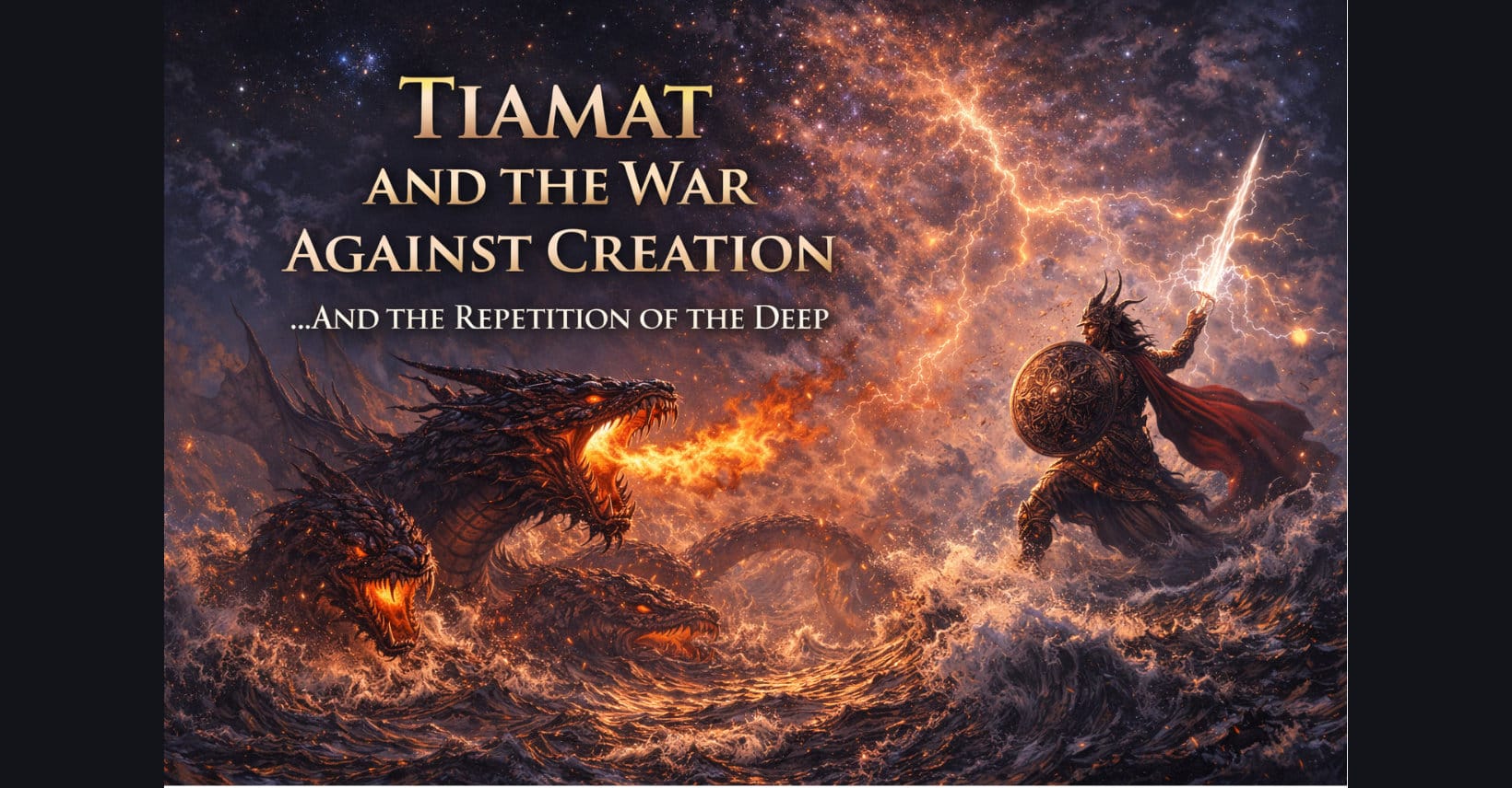 Tiamat and the War Against Creation …And the Repetition of the Deep