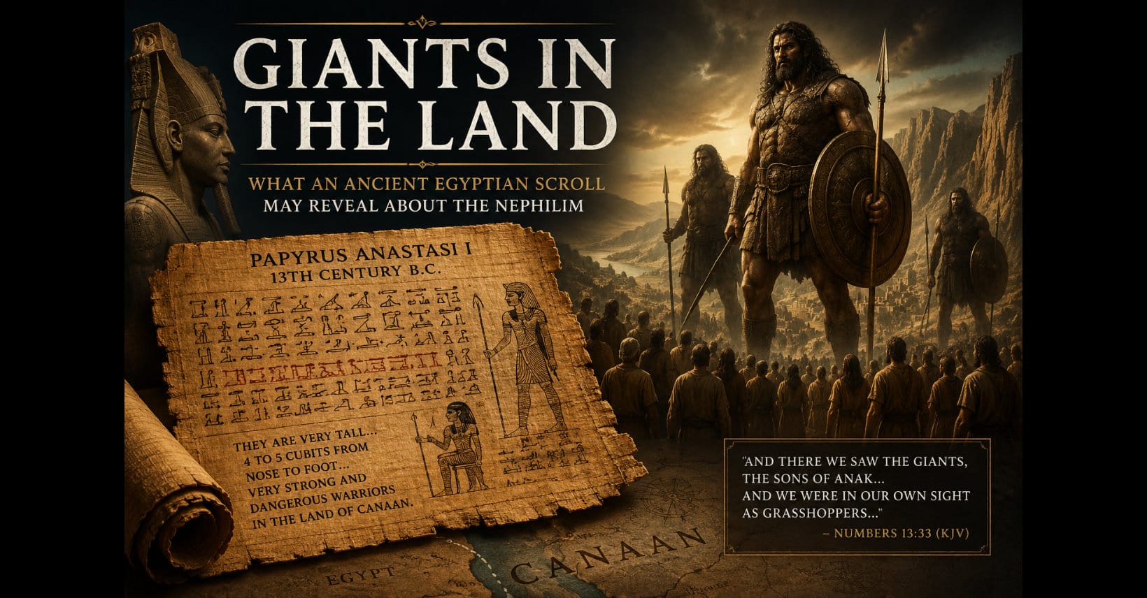 Giants in the Land: What an Ancient Egyptian Scroll May Reveal About the Nephilim