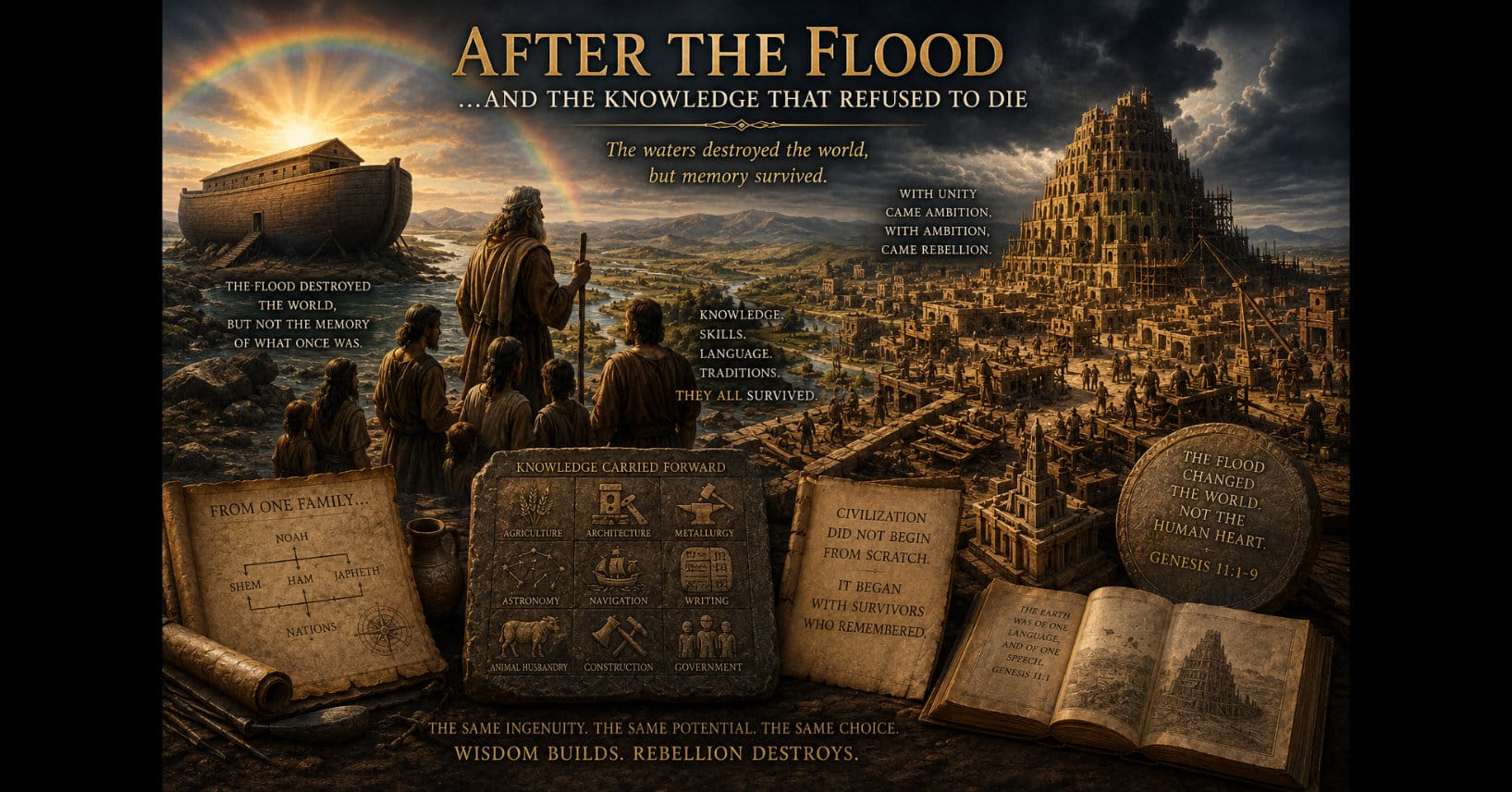 After the Flood …And the Knowledge That Refused to Die