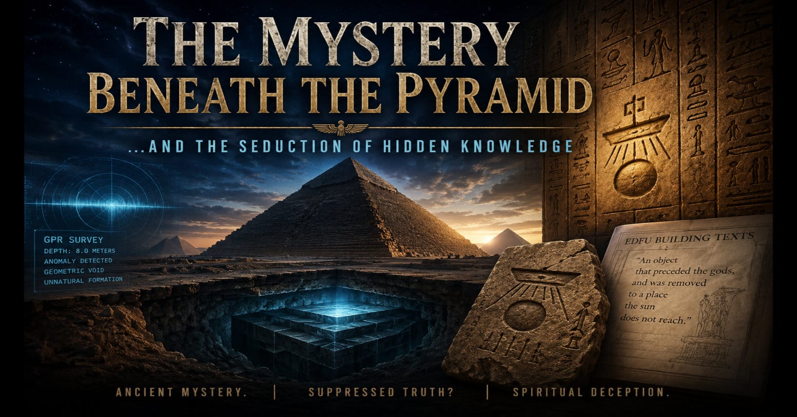 The Mystery Beneath the Pyramid …And the Seduction of Hidden Knowledge