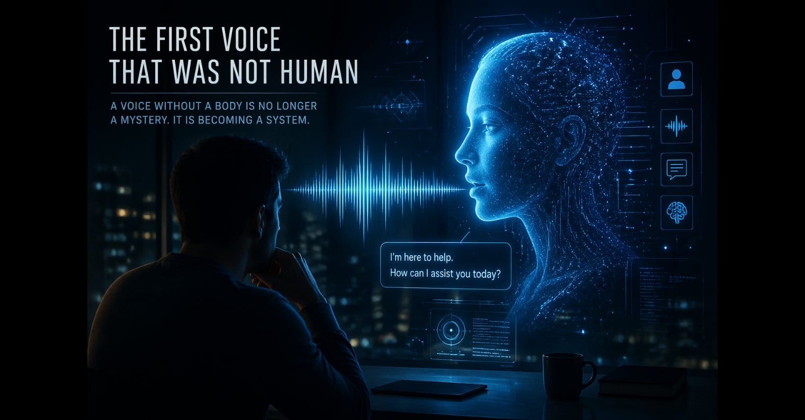 The First Voice That Was Not Human