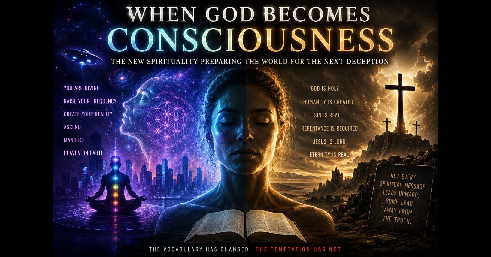 When God Becomes Consciousness: The New Spirituality Preparing the World for the Next Deception