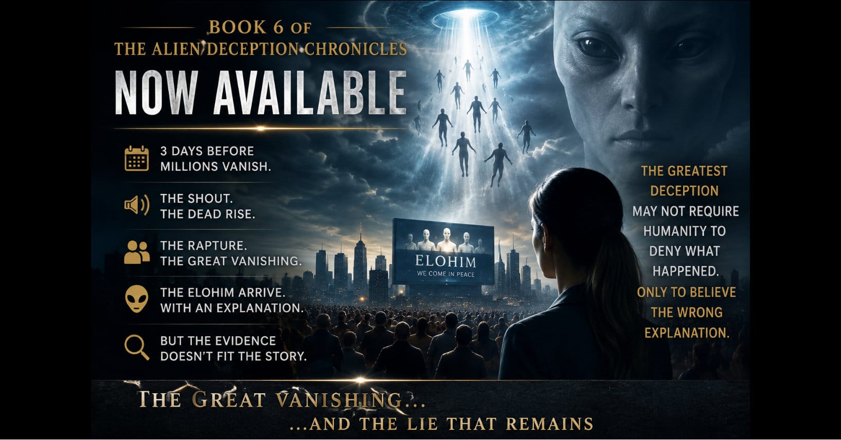 The Great Vanishing Is Here | The Alien Deception Chronicles Book 6