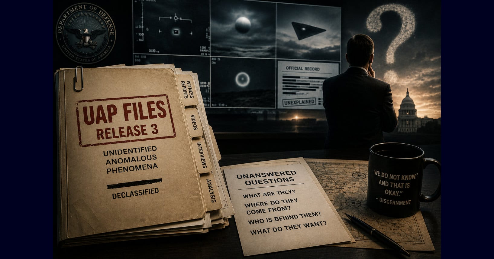 The Third UFO File Drop and the Power of Unanswered Questions