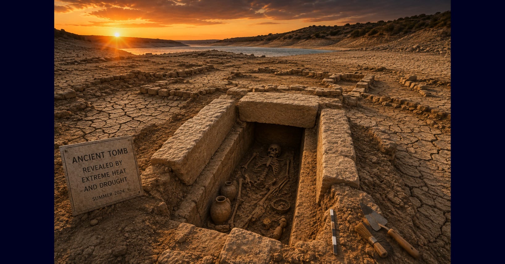 The Tomb the Heatwave Revealed