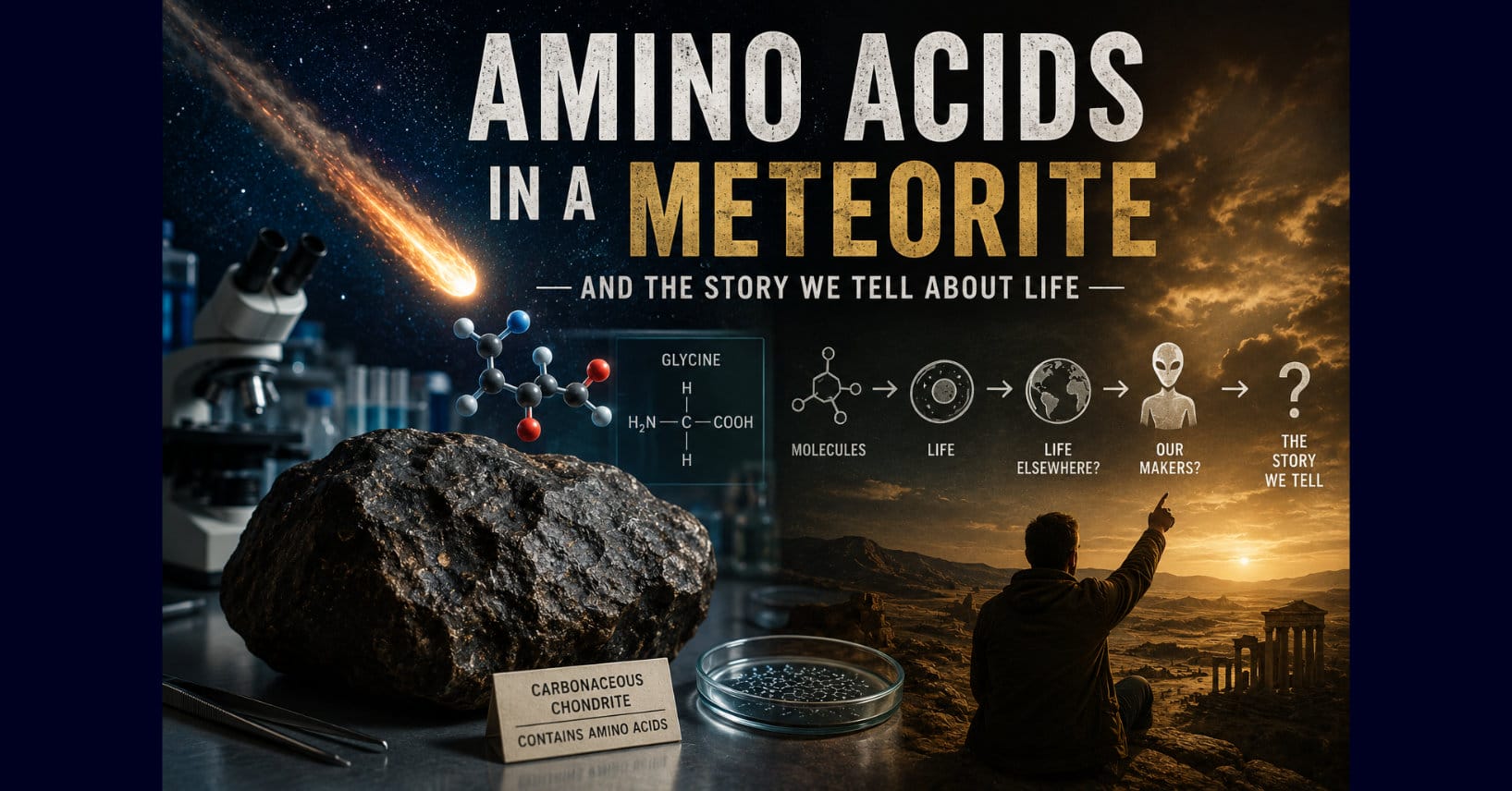 Amino Acids in a Meteorite—and the Story We Tell About Life