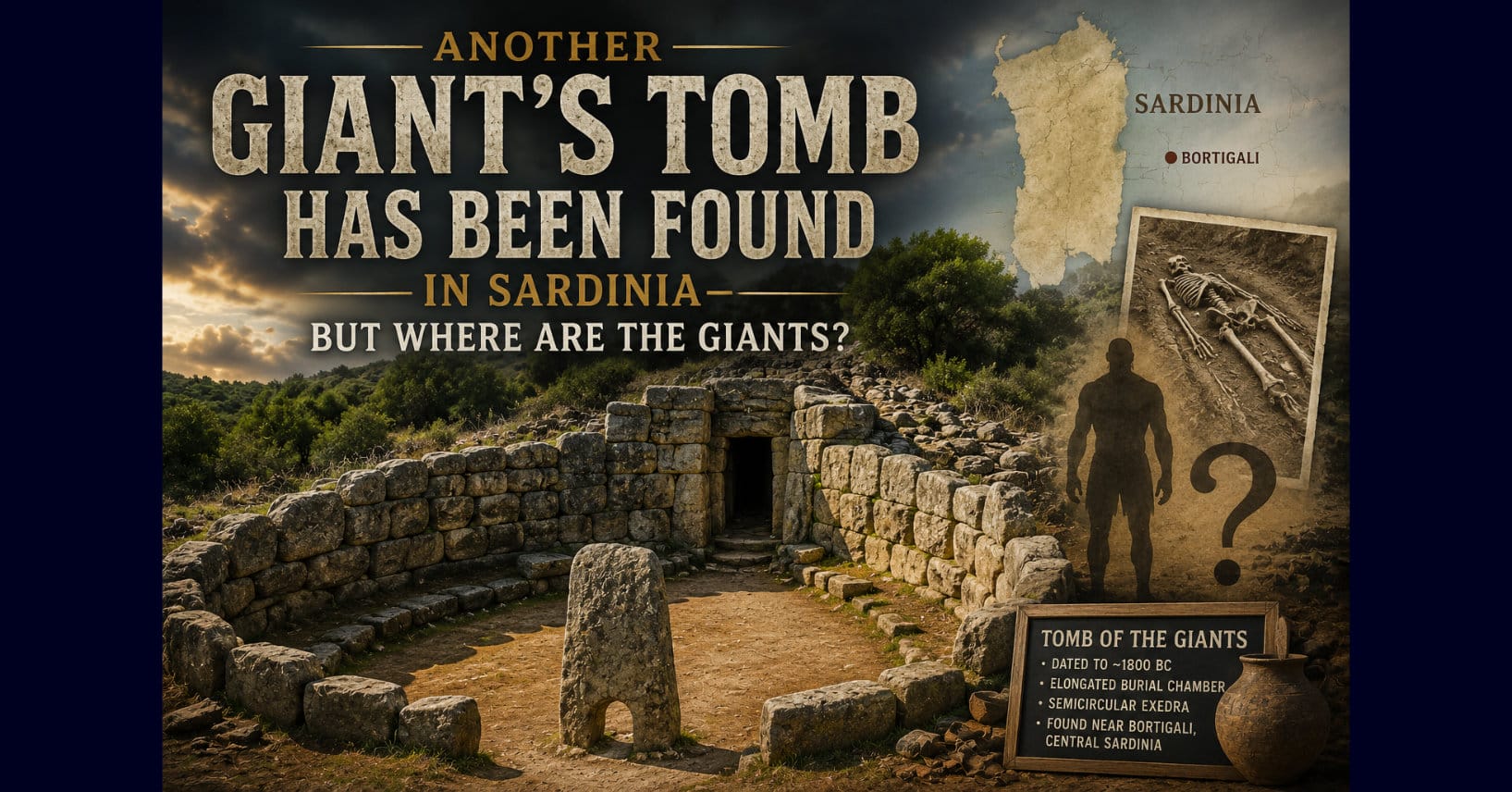 Another Giant’s Tomb Has Been Found in Sardinia—But Where Are the Giants?