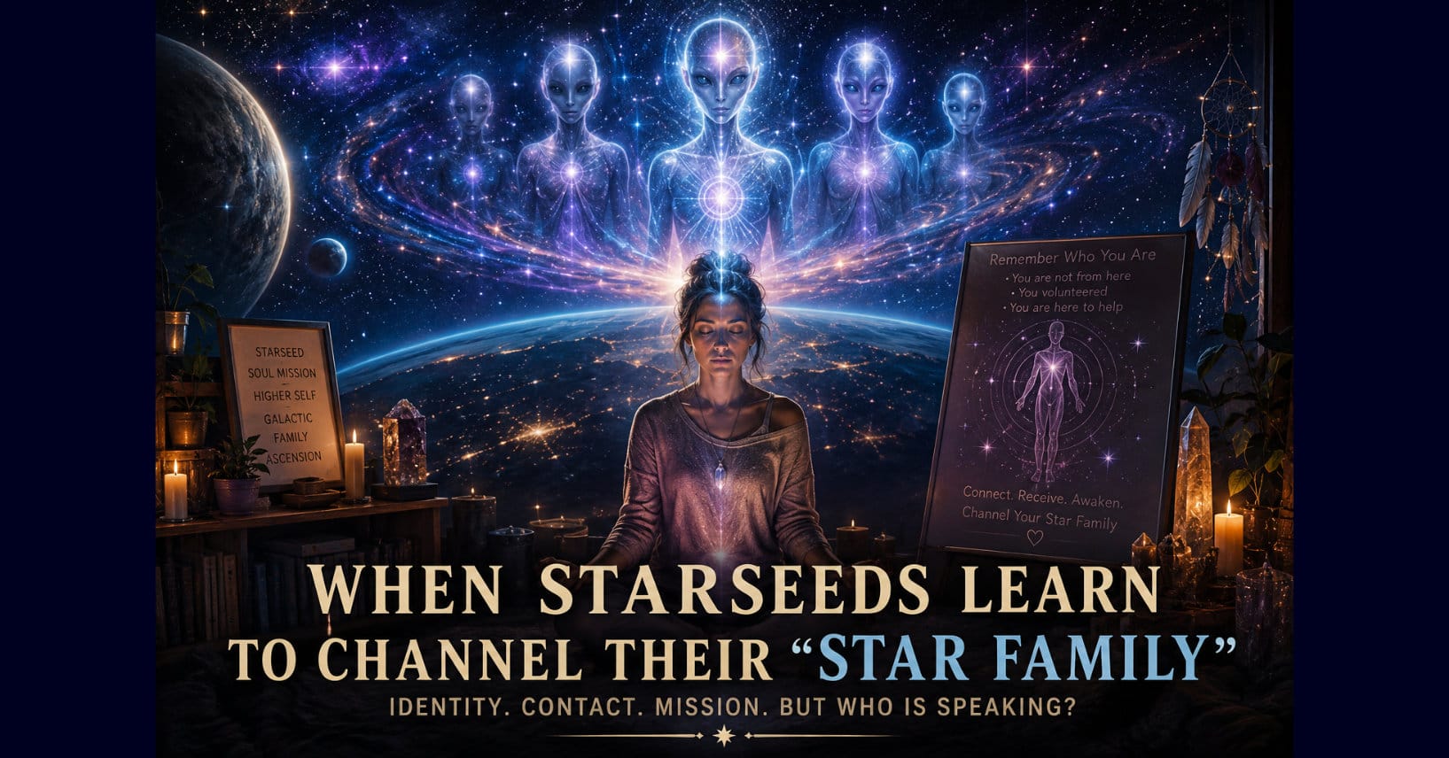When Starseeds Learn to Channel Their “Star Family”
